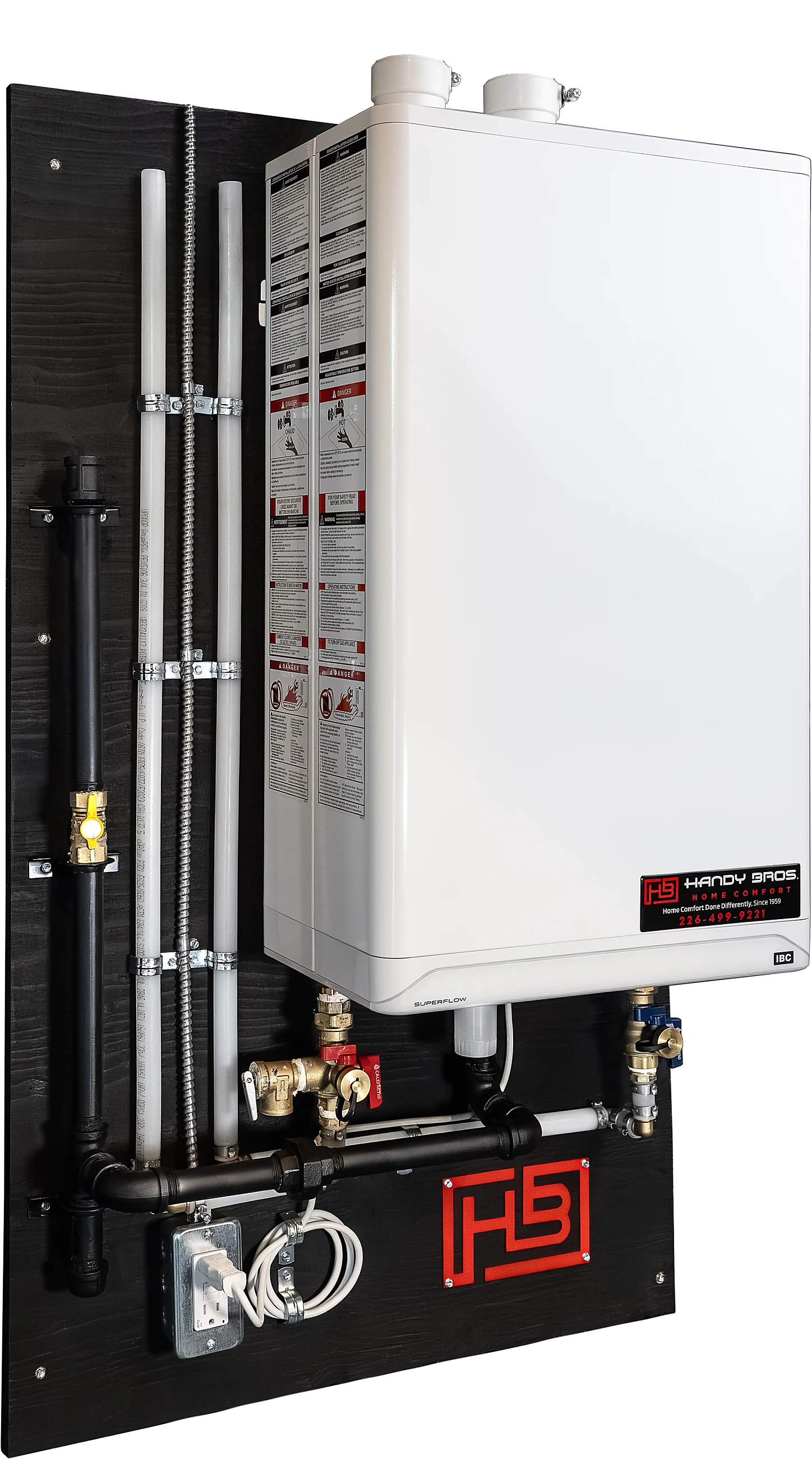 New tankless water heater