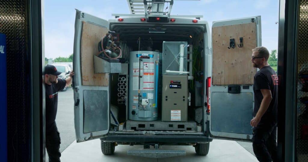Handy Bros. POD system featured in a HB vehicle, showcasing its compact and organized design.