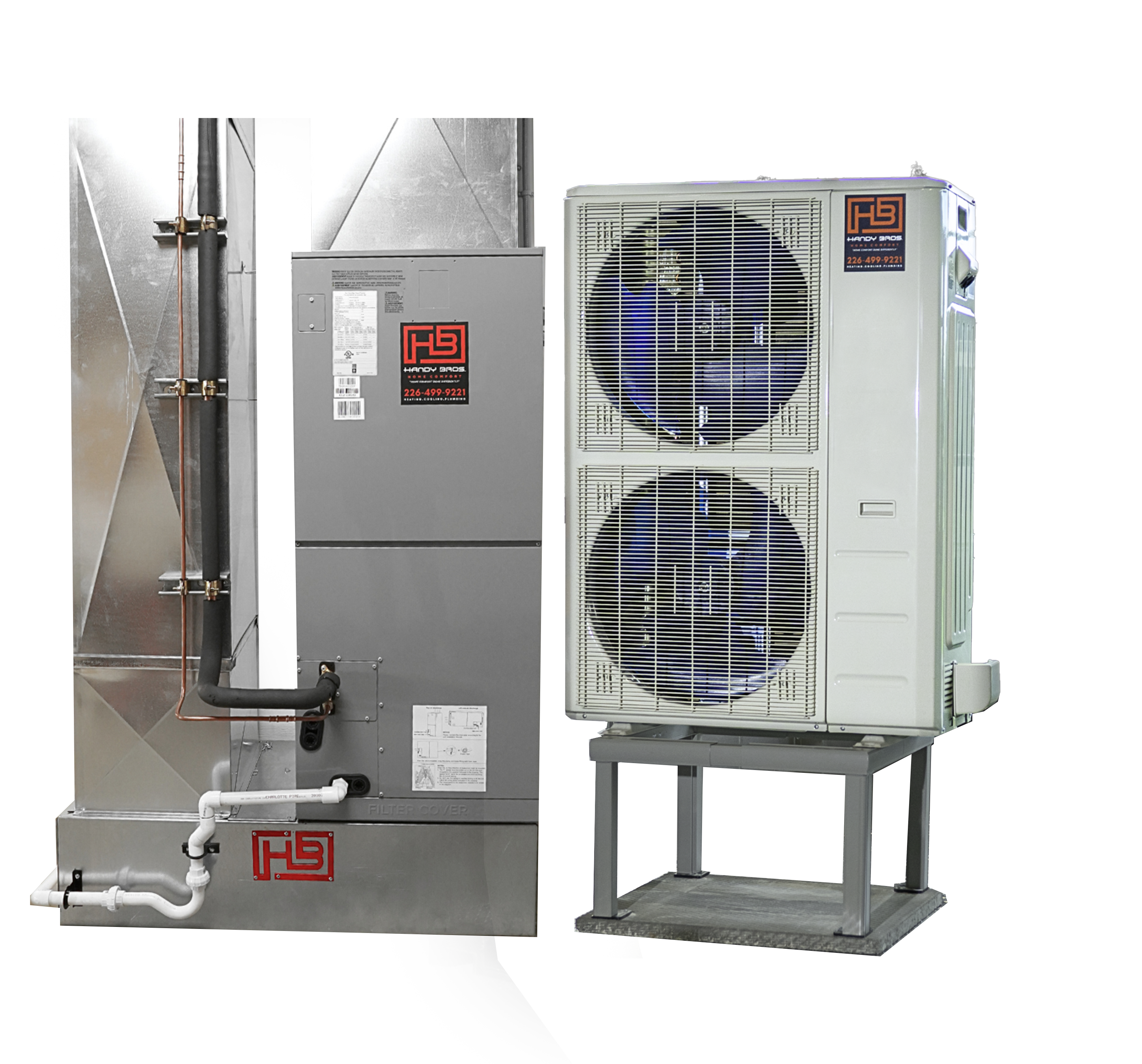 All-Electric, Whole-Home Ducted Heat Pumps​